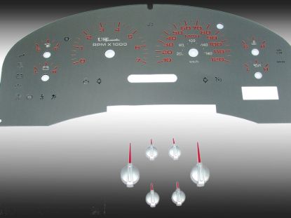 Picture of US Speedo Instrument Cluster Gauge Face Kit - SSF15R
