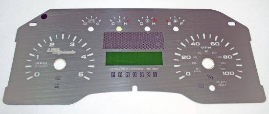 Picture of US Speedo Instrument Cluster Gauge Face Kit - SSF19W