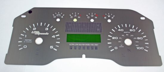 Picture of US Speedo Instrument Cluster Gauge Face Kit - SSF29WK