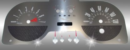 Picture of US Speedo Instrument Cluster Gauge Face Kit - SSF57R