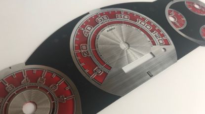 Picture of US Speedo Instrument Cluster Gauge Face Kit - SSFJ02R
