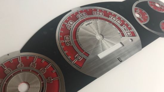 Picture of US Speedo Instrument Cluster Gauge Face Kit - SSFJ02R
