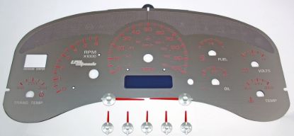 Picture of US Speedo Instrument Cluster Gauge Face Kit - SSGM00R