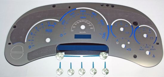 Picture of US Speedo Instrument Cluster Gauge Face Kit - SSGM06B