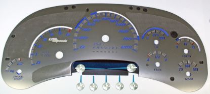Picture of US Speedo Instrument Cluster Gauge Face Kit - SSGM12KB