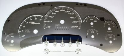 Picture of US Speedo Instrument Cluster Gauge Face Kit - SSGM12KW