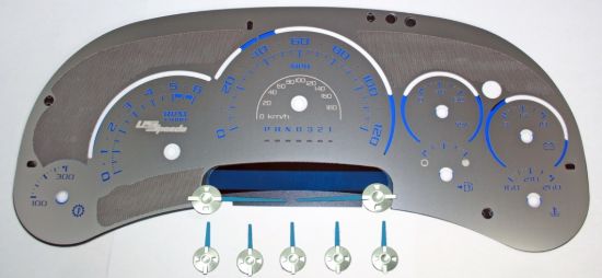 Picture of US Speedo Instrument Cluster Gauge Face Kit - SSGM15B