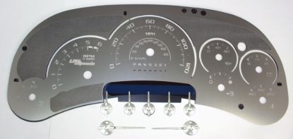 Picture of US Speedo Instrument Cluster Gauge Face Kit - SSGM15W