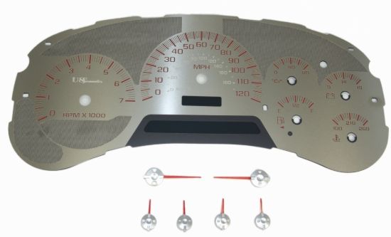 Picture of US Speedo Instrument Cluster Gauge Face Kit - SSGM20R