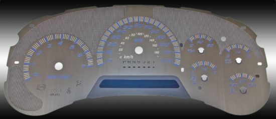 Picture of US Speedo Instrument Cluster Gauge Face Kit - SSGM21B