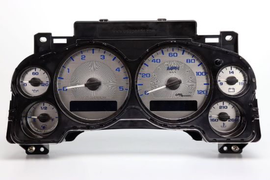 Picture of US Speedo Instrument Cluster Gauge Face Kit - SSGM23B