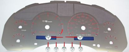 Picture of US Speedo Instrument Cluster Gauge Face Kit - SSGM26R