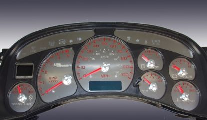 Picture of US Speedo Instrument Cluster Gauge Face Kit - SSGM995R