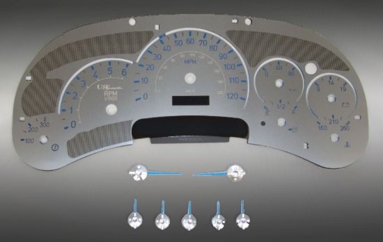 Picture of US Speedo Instrument Cluster Gauge Face Kit - SSH201B