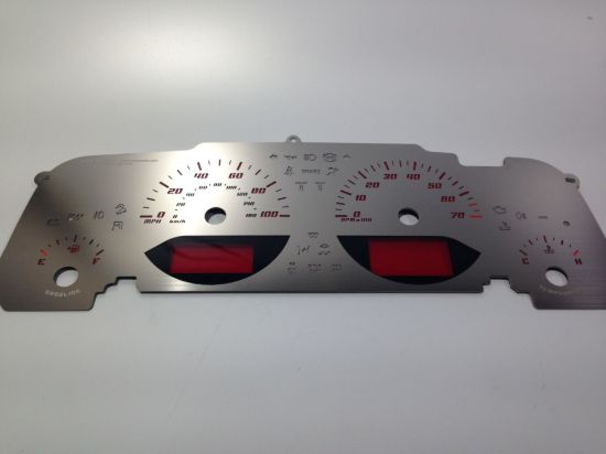 Picture of US Speedo Instrument Cluster Gauge Face Kit - SSJK01R