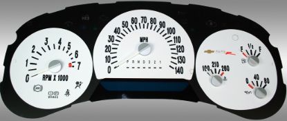 Picture of US Speedo Instrument Cluster Gauge Face Kit - SSR060