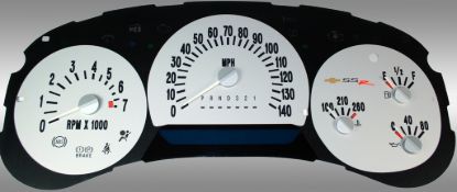 Picture of US Speedo Instrument Cluster Gauge Face Kit - SSR062