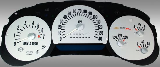 Picture of US Speedo Instrument Cluster Gauge Face Kit - SSR062