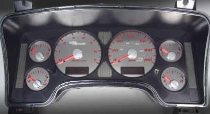 Picture of US Speedo Instrument Cluster Gauge Face Kit - SSRM01R