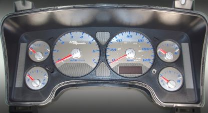Picture of US Speedo Instrument Cluster Gauge Face Kit - SSRM11B