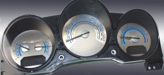 Picture of US Speedo Instrument Cluster Gauge Face Kit - SSSEB07B