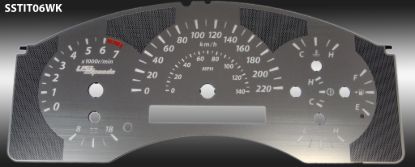 Picture of US Speedo Instrument Cluster Gauge Face Kit - SSTIT06WK