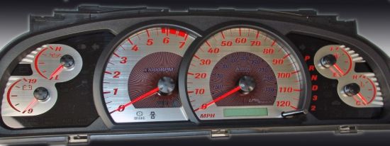 Picture of US Speedo Instrument Cluster Gauge Face Kit - SSTUN05R