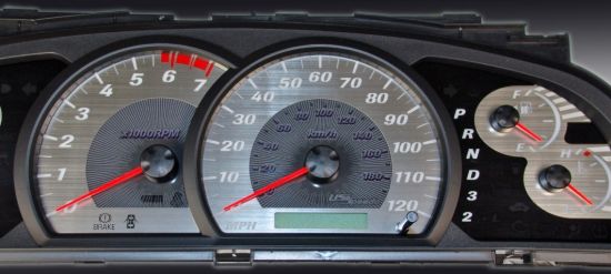 Picture of US Speedo Instrument Cluster Gauge Face Kit - SSTUN05W