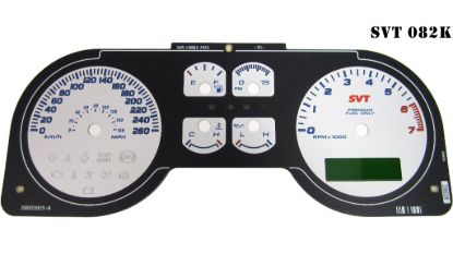 Picture of US Speedo Instrument Cluster Gauge Face Kit - SVT082K