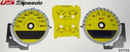 Picture of US Speedo Instrument Cluster Gauge Face Kit - SVT113