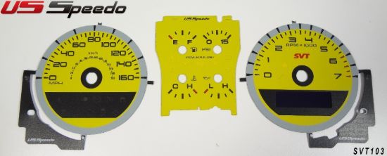 Picture of US Speedo Instrument Cluster Gauge Face Kit - SVT113K