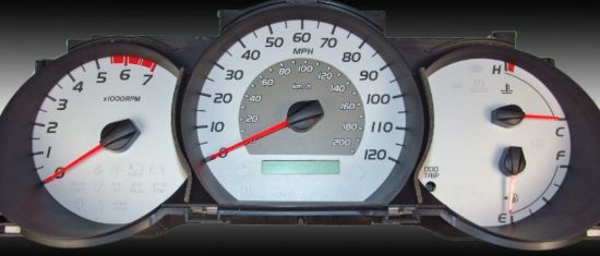 Picture of US Speedo Instrument Cluster Gauge Face Kit - TAC062K