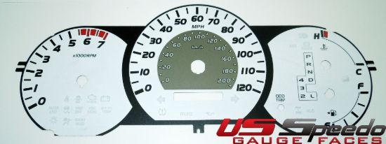 Picture of US Speedo Instrument Cluster Gauge Face Kit - TAC072K