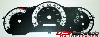 Picture of US Speedo Instrument Cluster Gauge Face Kit - TAC120K