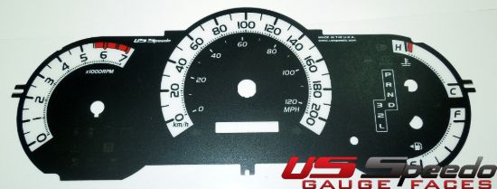 Picture of US Speedo Instrument Cluster Gauge Face Kit - TAC120K