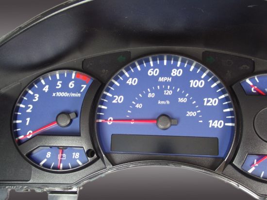 Picture of US Speedo Instrument Cluster Gauge Face Kit - TIT064