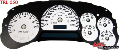Picture of US Speedo Instrument Cluster Gauge Face Kit - TRL050