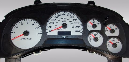 Picture of US Speedo Instrument Cluster Gauge Face Kit - TRL052K