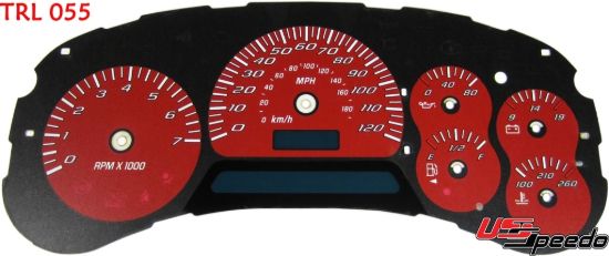 Picture of US Speedo Instrument Cluster Gauge Face Kit - TRL055