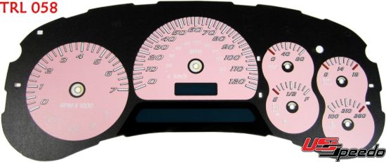 Picture of US Speedo Instrument Cluster Gauge Face Kit - TRL058