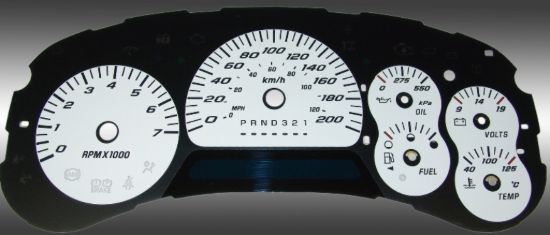 Picture of US Speedo Instrument Cluster Gauge Face Kit - TRL060K