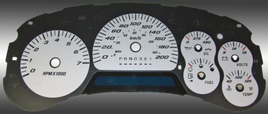 Picture of US Speedo Instrument Cluster Gauge Face Kit - TRL062K