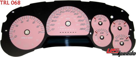 Picture of US Speedo Instrument Cluster Gauge Face Kit - TRL068K