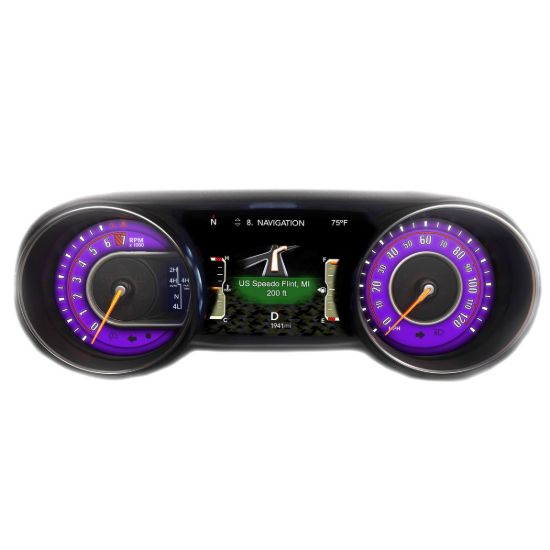 Picture of US Speedo Instrument Cluster Gauge Face Kit - WRA18JL7