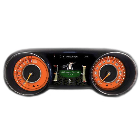 Picture of US Speedo Instrument Cluster Gauge Face Kit - WRA18JLSPORT9