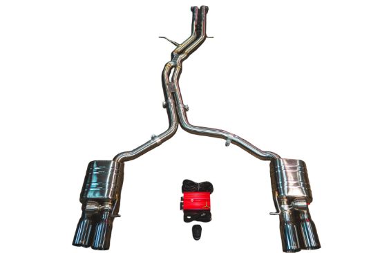 Picture of Valvetronic Designs Exhaust System Kit - AUD.B8.S4.VSES.BR.BLK