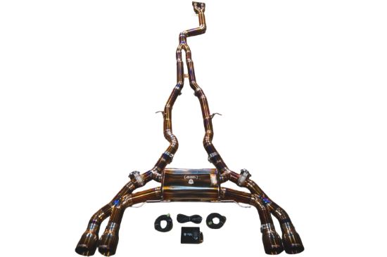 Picture of Valvetronic Designs Exhaust System Kit - BMW.F9X.X3M.VSES.TI.BRSH