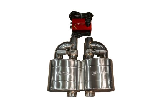 Picture of Valvetronic Designs Exhaust Muffler - OFF.UVM.63MM.X2