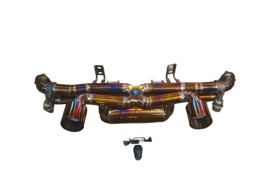 Picture of Valvetronic Designs Exhaust System Kit - POR.718.GT4.VSES.TI