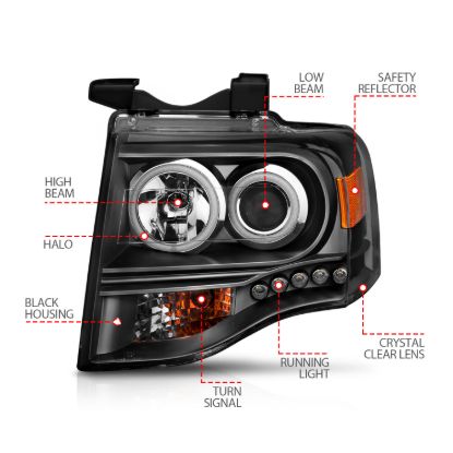 Picture of ANZO USA Headlight Set - 111113